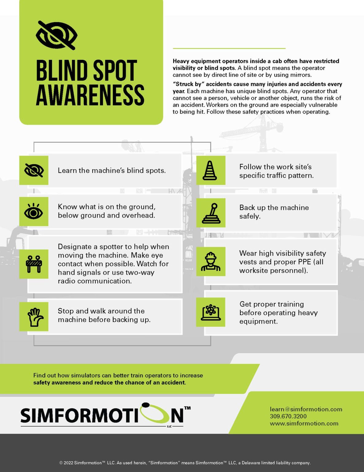 Infographic Blind Spot Awareness SIMFORMOTION LLC